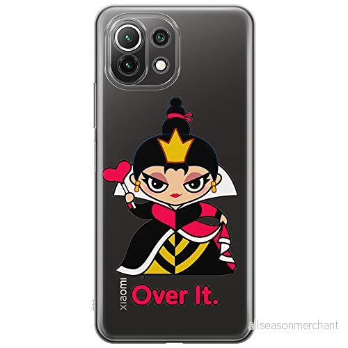 ERT GROUP mobiltelefonfodral för Xiaomi 11 LITE 4G/5G originalt och officiellt licensierat Disney mönster Queen of Hearts 001, gedeeltelijk transparant 5905131425317