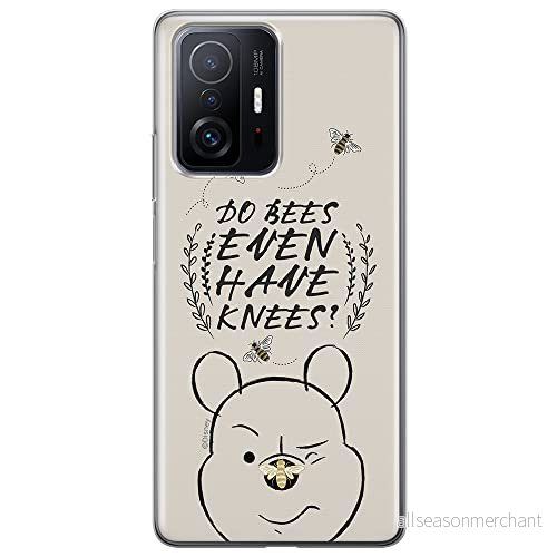 ERT GROUP mobiltelefonfodral för Xiaomi 11T 5G / PRO originalt och officiellt licensierat Disney mönster Winnie the Pooh and friends 011, fodral tillverkad av TPU plast 5904805561740