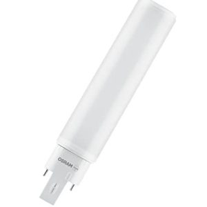 OSRAM Dulux D/E 26 LED lampa för G24Q 2 sockel, 10 watt, 1100 lumen, kallt vitt (4000K), vridbar, ersättning konventionell 26W 4058075559196