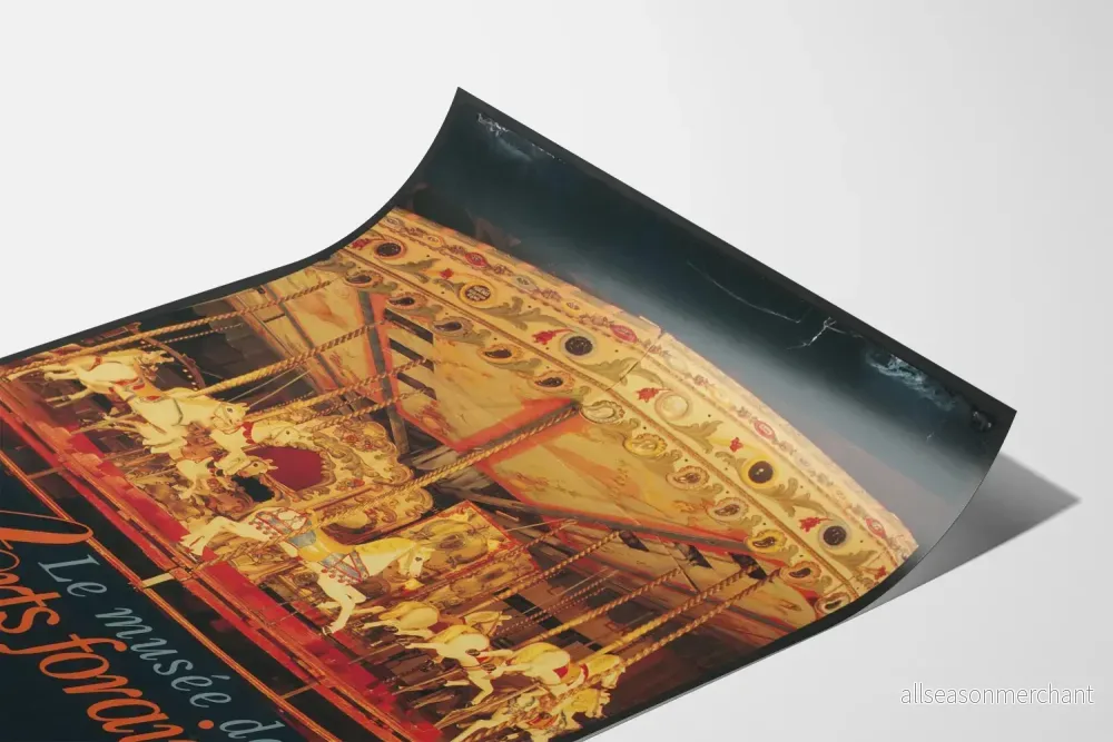 Vintageposter av Le Musée des Arts Forains - Gammal karusell - Bild 3