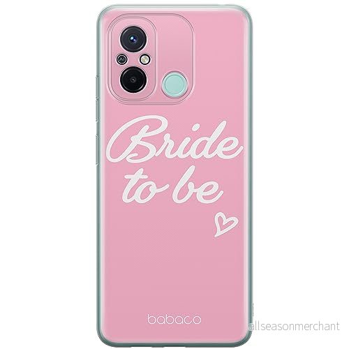 ERT GROUP mobiltelefonfodral för Xiaomi REDMI 12C/ 11A originalt och officiellt licensierat Babaco mönster Bride to be 001 anpassad till formen på mobiltelefonen, fodral tillverkad av TPU plast 5905511846435