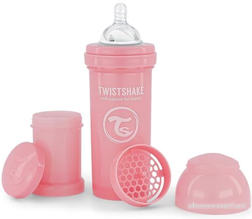 Twistshake Anti Colic Pastell Rosa 260 ml 7350083122551
