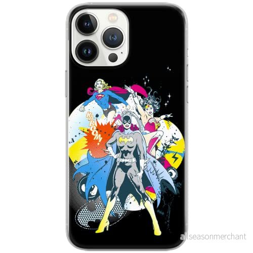 ERT GROUP mobiltelefonfodral för Apple Iphone 5/5S/SE originalt och officiellt licensierat DC mönster Super Girls 001 Vit anpassad till formen på mobiltelefonen, fodral tillverkad av TPU plast 5903040796368