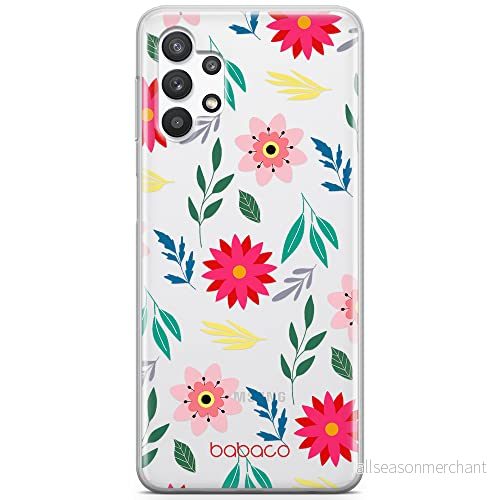 ERT GROUP mobiltelefonfodral för Samsung A32 5G originalt och officiellt licensierat Babaco mönster Flowers 010 optimalt anpassad till formen på mobiltelefonen, gedeeltelijk transparant 5903932588019