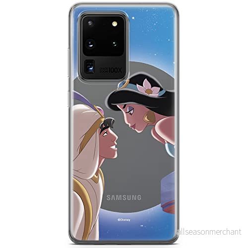 ERT GROUP Mobiltelefonskal för Samsung S20 Ultra original och officiellt licenserat Disney mönster Jasmine Aladdin 001 anpassad till mobiltelefonens form, delvis transparent 5903537519418