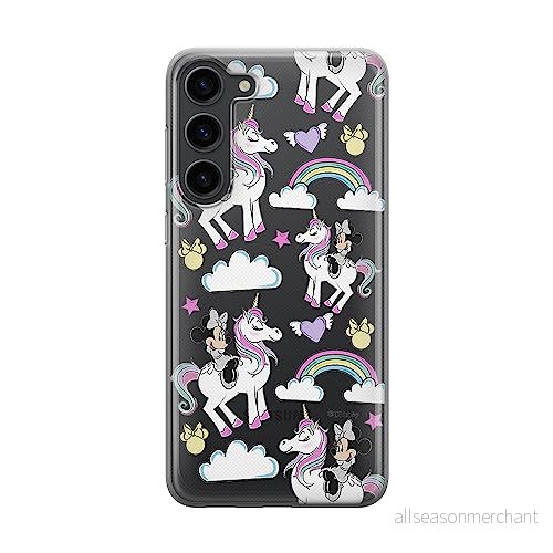 ERT GROUP mobiltelefonfodral för Samsung S23 PLUS originalt och officiellt licensierat Disney mönster Minnie 037 optimalt anpassad till formen på mobiltelefonen, gedeeltelijk transparant 5905511444365
