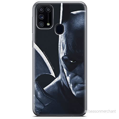 ERT GROUP mobiltelefonfodral för Samsung M31 originalt och officiellt licensierat DC mönster Batman 020 optimalt anpassad till formen på mobiltelefonen, fodral tillverkad av TPU plast 5904805481840