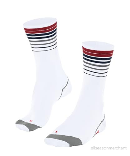 FALKE unisex cykelstrumpor BC Impulse Reflect U SO funktionellt material antiblåst 1 par, vit (White 2008), 3738 4067112682575