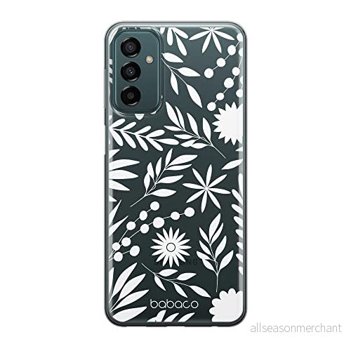 ERT GROUP mobiltelefonfodral för Samsung M13 4G/M23 5G/F23 originalt och officiellt licensierat Babaco mönster Flowers 023 optimalt anpassad till formen på mobiltelefonen, gedeeltelijk transparant 5905511368845