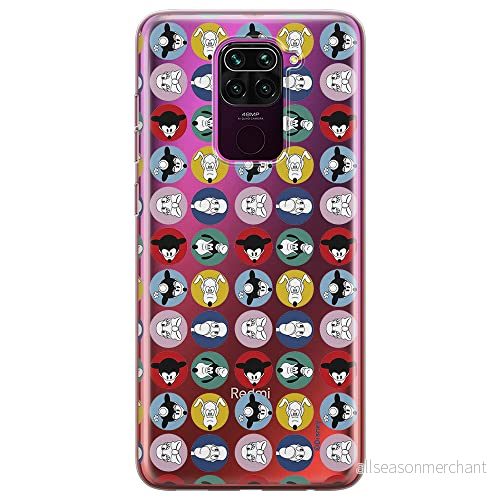 ERT GROUP mobiltelefonfodral för Xiaomi REDMI NOTE 9 originalt och officiellt licensierat Disney mönster Mickey & Friends 002 optimalt anpassad till formen på mobiltelefonen, gedeeltelijk transparant 5903040328712