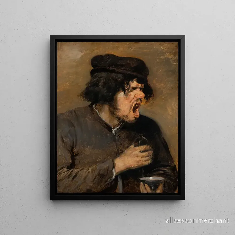 Målning La potion amère - Adriaen Brouwer | Konsttryck
