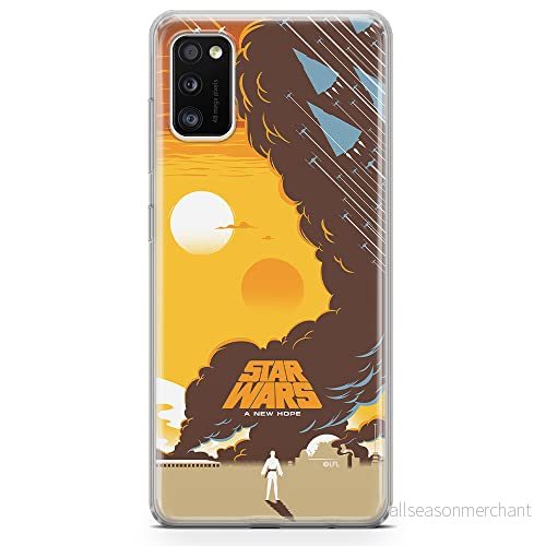 ERT GROUP mobiltelefonfodral för Samsung A41 originalt och officiellt licensierat Star Wars mönster 027 optimalt anpassad till formen på mobiltelefonen, fodral tillverkad av TPU plast 5903537525716