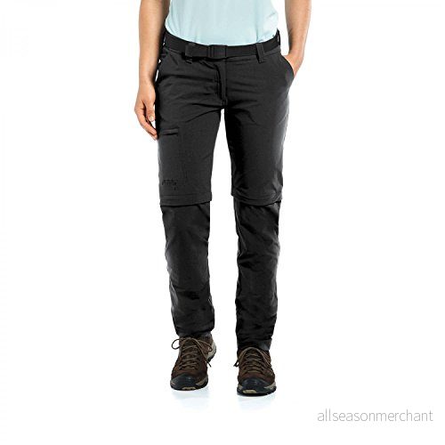 Maier Sports dam utomhusbyxor inara smal dragkedja SVART 48 EU 4056286229921