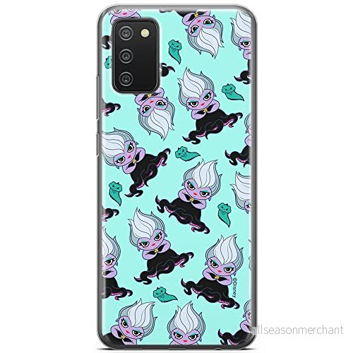 ERT GROUP mobiltelefonfodral för Samsung A02S originalt och officiellt licensierat Disney mönster Ursula 005 optimalt anpassad till formen på mobiltelefonen, fodral tillverkad av TPU plast 5905131465467