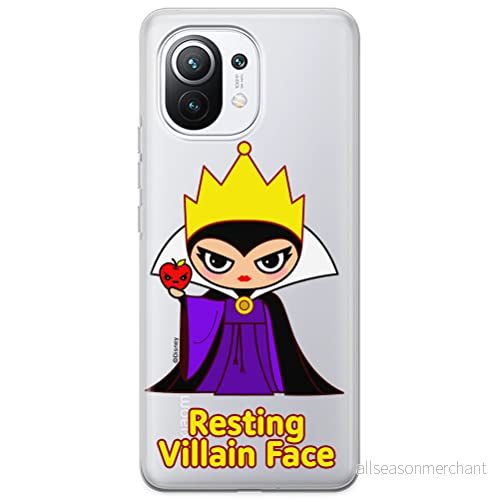 ERT GROUP mobiltelefonfodral för Xiaomi 11 originalt och officiellt licensierat Disney mönster The Evil Queen 002 optimalt anpassad till formen på mobiltelefonen, gedeeltelijk transparant 5905131498335