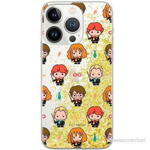 ERT GROUP mobiltelefonfodral för Apple Iphone 13 PRO originalt och officiellt licensierat Harry Potter mönster 245, med glitter overflow effekt 5905131711298