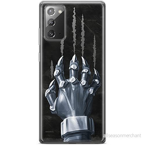 ERT GROUP mobiltelefonfodral för Samsung GALAXY NOTE 20 originalt och officiellt licensierat Marvel mönster Black Panther 014 anpassad till formen på mobiltelefonen, fodral tillverkad av TPU plast 5903040450864