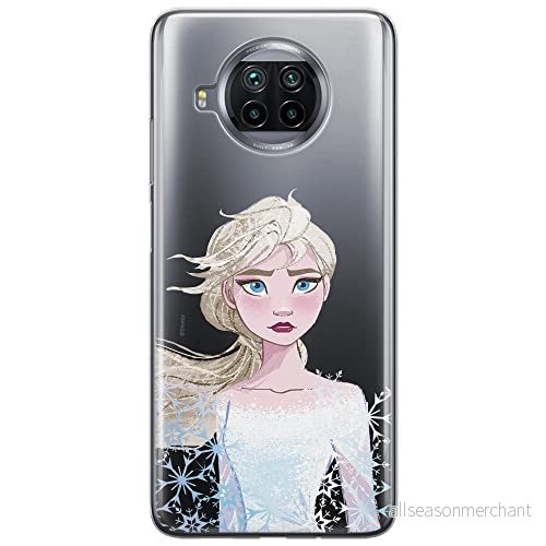 ERT GROUP mobiltelefonfodral för Xiaomi MI 10T LITE/REDMI NOTE 9 PRO 5G originalt och officiellt licensierat Disney mönster Elsa 014 anpassad till formen på mobiltelefonen, gedeeltelijk transparant 5903537151403