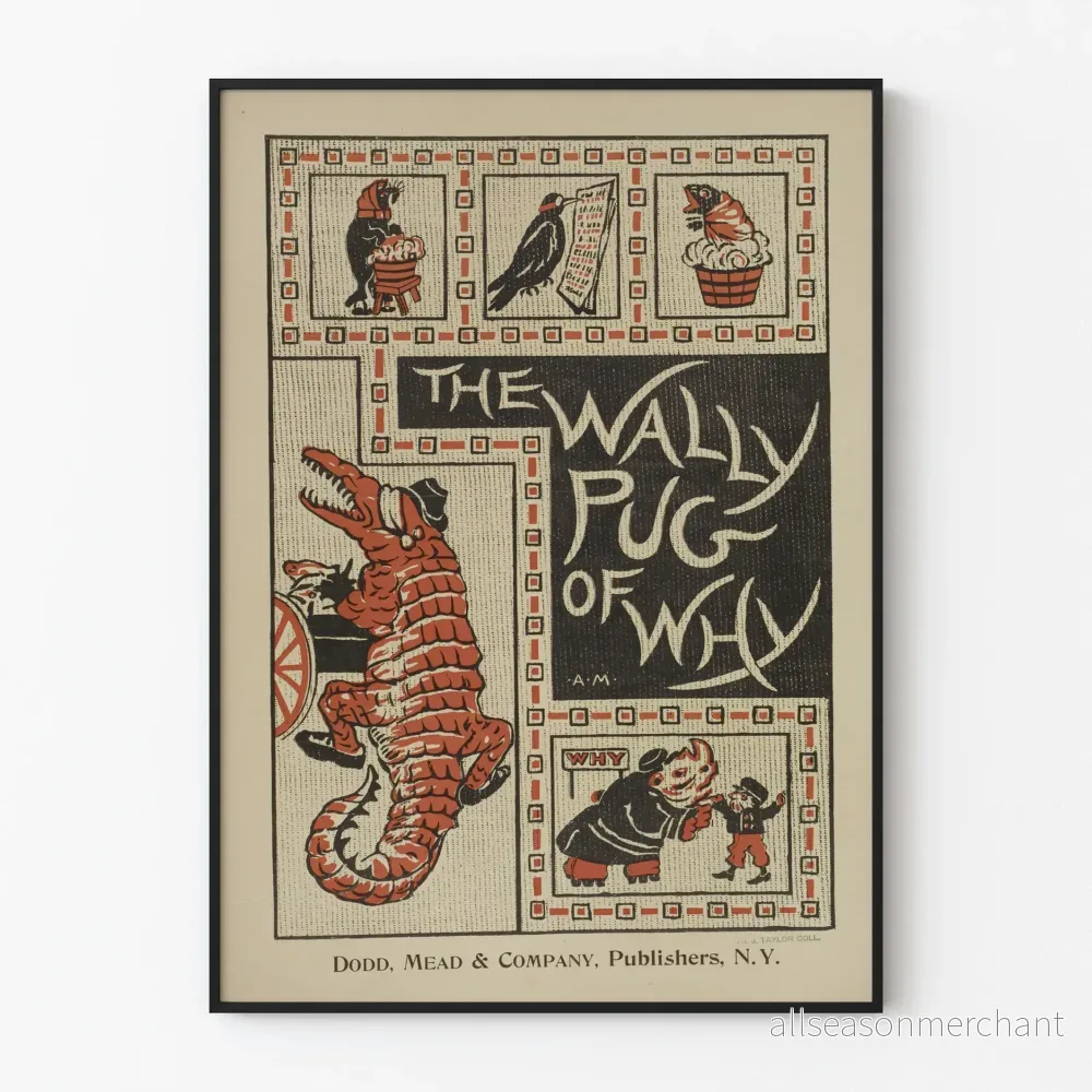 Vintageposter The Wally Pug of Why