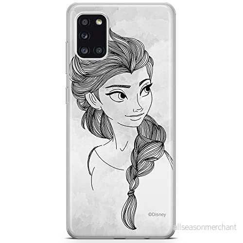 ERT GROUP mobiltelefonfodral för Samsung A31 originalt och officiellt licensierat Disney mönster Elsa 009 optimalt anpassad till formen på mobiltelefonen, fodral tillverkad av TPU plast 5903040218747