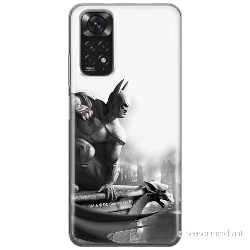 ERT GROUP mobiltelefonfodral för Xiaomi REDMI NOTE 11S 4G / 11 originalt och officiellt licensierat DC mönster Batman 017, fodral tillverkad av TPU plast 5905511556501