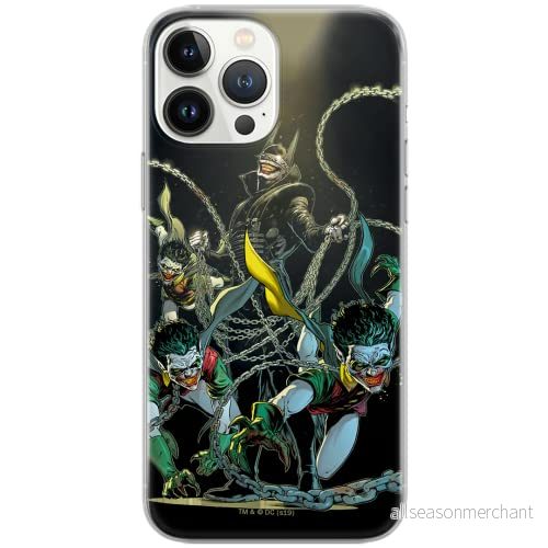 ERT GROUP mobiltelefonfodral för Huawei P30 originalt och officiellt licensierat DC mönster Batman Who Laughs 004 Vit optimalt anpassad till formen på mobiltelefonen, fodral tillverkad av TPU plast 5902980683189