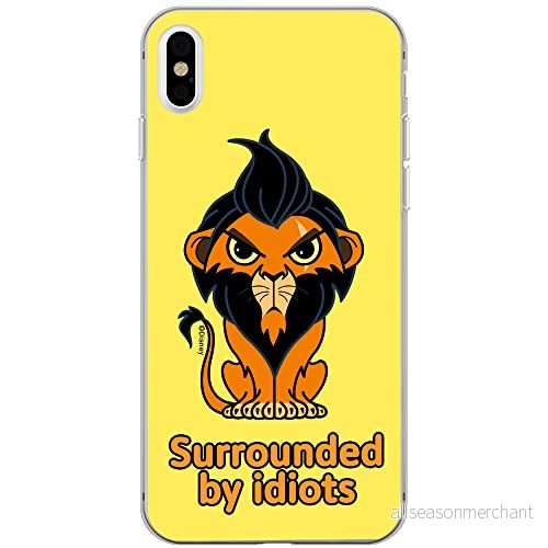 ERT GROUP mobiltelefonfodral för Iphone XS Max originalt och officiellt licensierat Disney mönster Scar 001 optimalt anpassad till formen på mobiltelefonen, fodral tillverkad av TPU plast 5905131440730