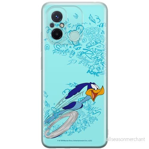 ERT GROUP mobiltelefonfodral för Xiaomi REDMI 12C/ 11A originalt och officiellt licensierat Looney Tunes mönster Roadrunner 004, fodral tillverkad av TPU plast 5905795127619