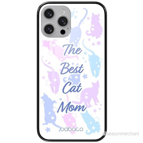 ERT GROUP mobiltelefonfodral för Apple Iphone 13 PRO MAX originalt och officiellt licensierat Babaco mönster Cats 017 tillverkad av härdat glas, skyddsfodral 5905131089359
