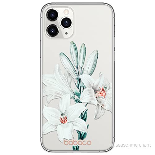 ERT GROUP mobiltelefonfodral för Iphone 11 PRO MAX originalt och officiellt licensierat Babaco mönster Flowers 039 optimalt anpassad till formen på mobiltelefonen, gedeeltelijk transparant 5905131307293