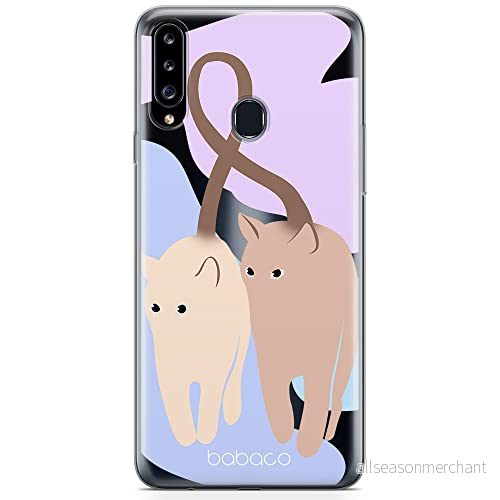 ERT GROUP mobiltelefonfodral för Samsung A20S originalt och officiellt licensierat Babaco mönster Cats 013 optimalt anpassad till formen på mobiltelefonen, gedeeltelijk transparant 5905131087607