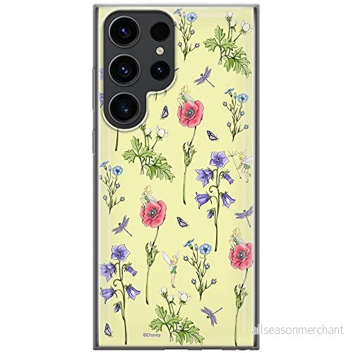 ERT GROUP mobiltelefonfodral för Samsung S23 ULTRA originalt och officiellt licensierat Disney mönster Tinker Bell 004 optimalt anpassad till formen på mobiltelefonen, fodral tillverkad av TPU plast 5905511470029