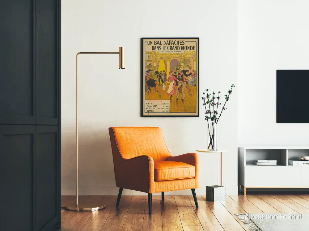Vintage poster av en bal för apacher i den stora världen - Bild 2