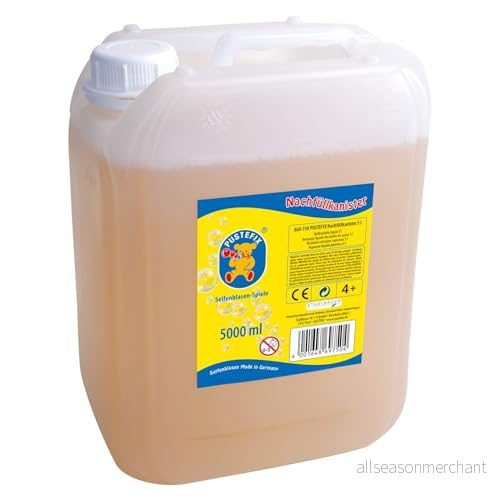 Pustefix Såpbubbelvätska, Gul, 5 L 4001648697504