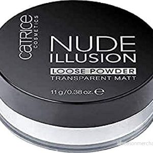 Catrice Nude Illusion löst pulver, transparent, långvarig, matt, för torr hud, vegansk, oljefri, parfym, utan alkohol, 1 pack (11 g) 4250947531518 Catrice Nude Illusion löst pulver, transparent, långvarig, matt, för torr hud, vegansk, oljefri, parfym, utan alkohol, 1 pack (11 g) 4250947531518