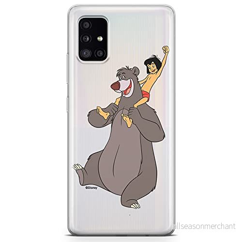 ERT GROUP mobiltelefonfodral för Samsung A51 5G originalt och officiellt licensierat Disney mönster Jungle Book 002 optimalt anpassad till formen på mobiltelefonen, gedeeltelijk transparant 5905131198884