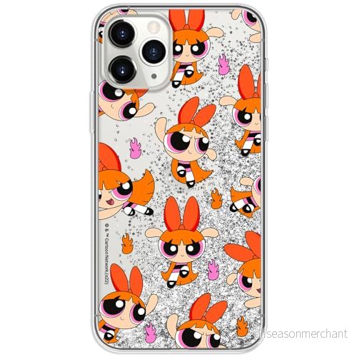 ERT GROUP mobiltelefonfodral för Apple Iphone 11 PRO MAX originalt och officiellt licensierat The Powerpuff Girls mönster 007, med glitter overflow effekt 5905511957865