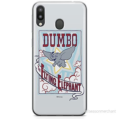ERT GROUP mobiltelefonfodral för Samsung M20 originalt och officiellt licensierat Disney mönster Dumbo 002 optimalt anpassad till formen på mobiltelefonen, fodral tillverkad av TPU plast 5904805472862