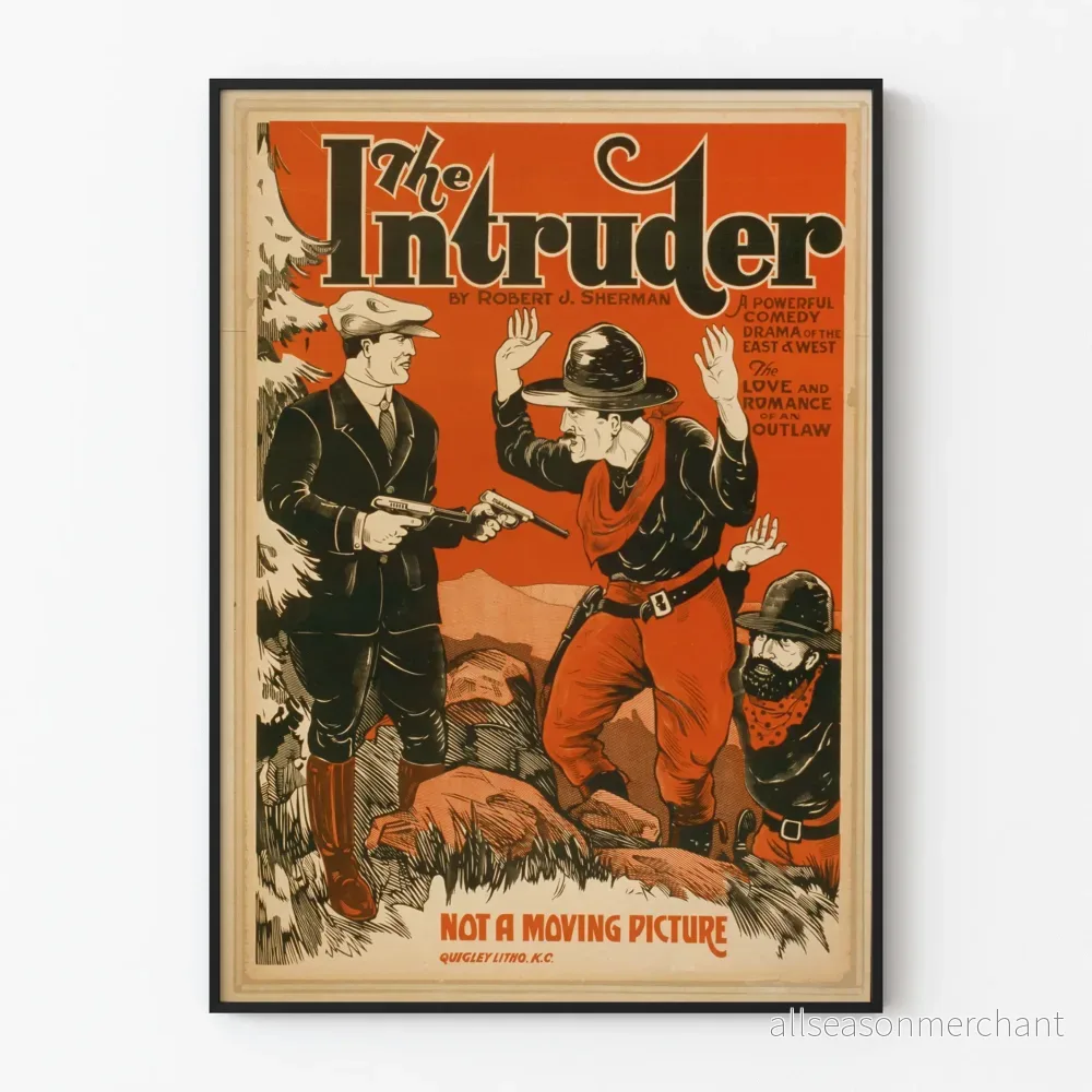 Vintageposter 'The Intruder' Robert J. Sherman