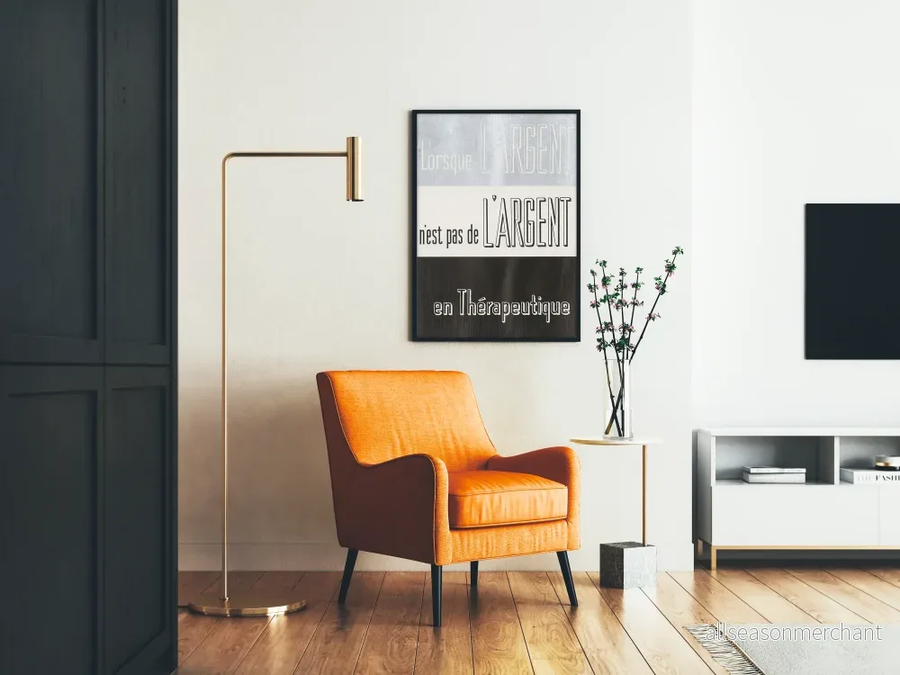 Dekorativ poster "När pengar inte är pengar" i grafisk typografi - Bild 2