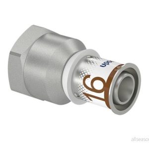 Uponor S-Press Plus Koppling 16 mm x 1/2 tum 6414905218356
