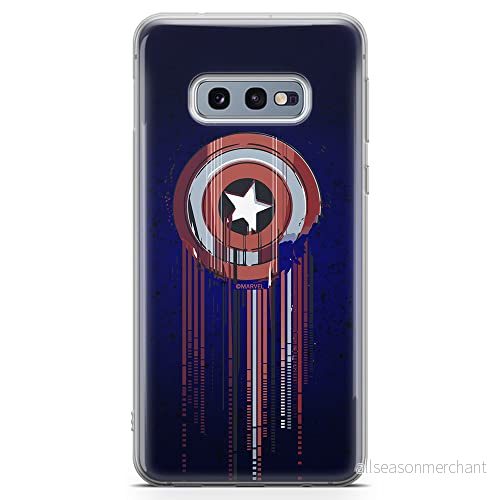 ERT GROUP mobiltelefonfodral för Samsung S10e originalt och officiellt licensierat Marvel mönster Captain America 017 optimalt anpassad till formen på mobiltelefonen, fodral tillverkad av TPU plast 5902980284850