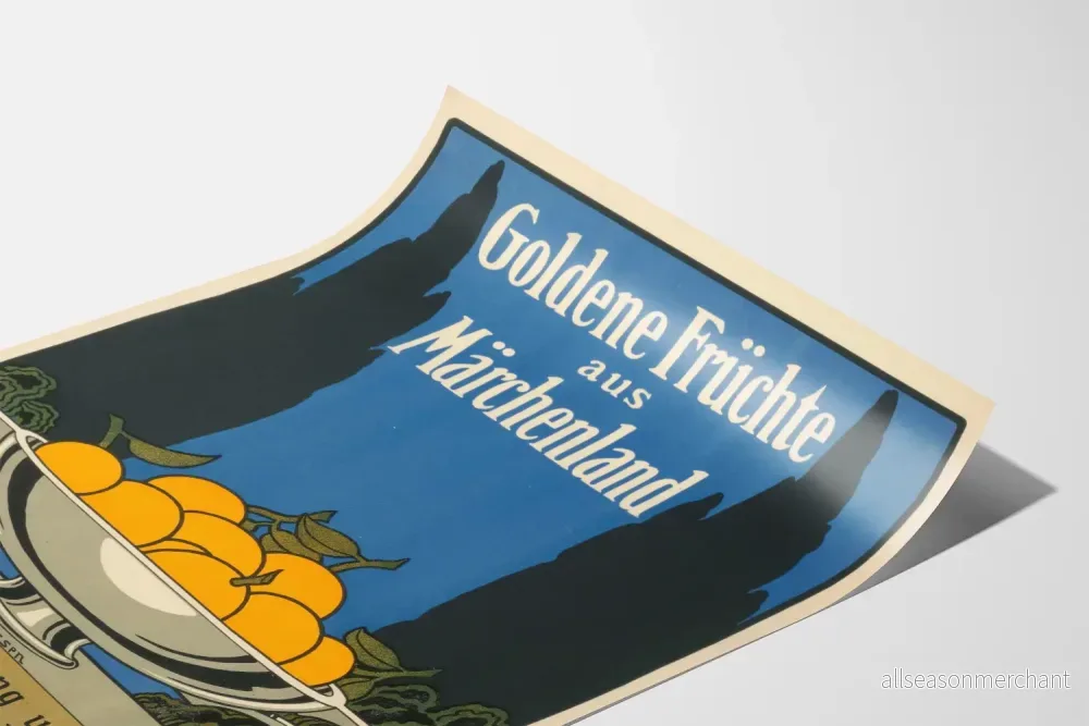 Vintageposter med Gyllene Frukter från Sagolandet - Bild 3