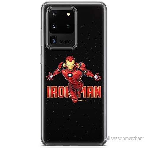 ERT GROUP Mobiltelefonskal för Samsung S20 Ultra original och officiellt licensierat Marvel mönster Iron Man 030 optimalt anpassat till mobiltelefonens form, TPU fodral 5904805149399