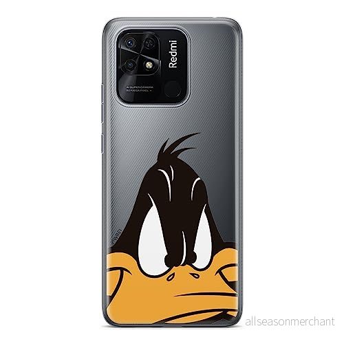 ERT GROUP mobiltelefonfodral för Xiaomi REDMI 10C originalt och officiellt licensierat Looney Tunes mönster Duffy 001 optimalt anpassad till formen på mobiltelefonen, gedeeltelijk transparant 5905511542351