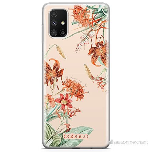 ERT GROUP mobiltelefonfodral för Samsung M51 originalt och officiellt licensierat Babaco mönster Flowers 057 optimalt anpassad till formen på mobiltelefonen, fodral tillverkad av TPU plast 5905131365835