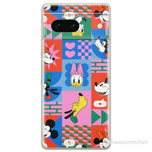ERT GROUP mobiltelefonfodral för Google PIXEL 7 originalt och officiellt licensierat Disney mönster Friends 016 optimalt anpassad till formen på mobiltelefonen, fodral tillverkad av TPU plast 5905795155155