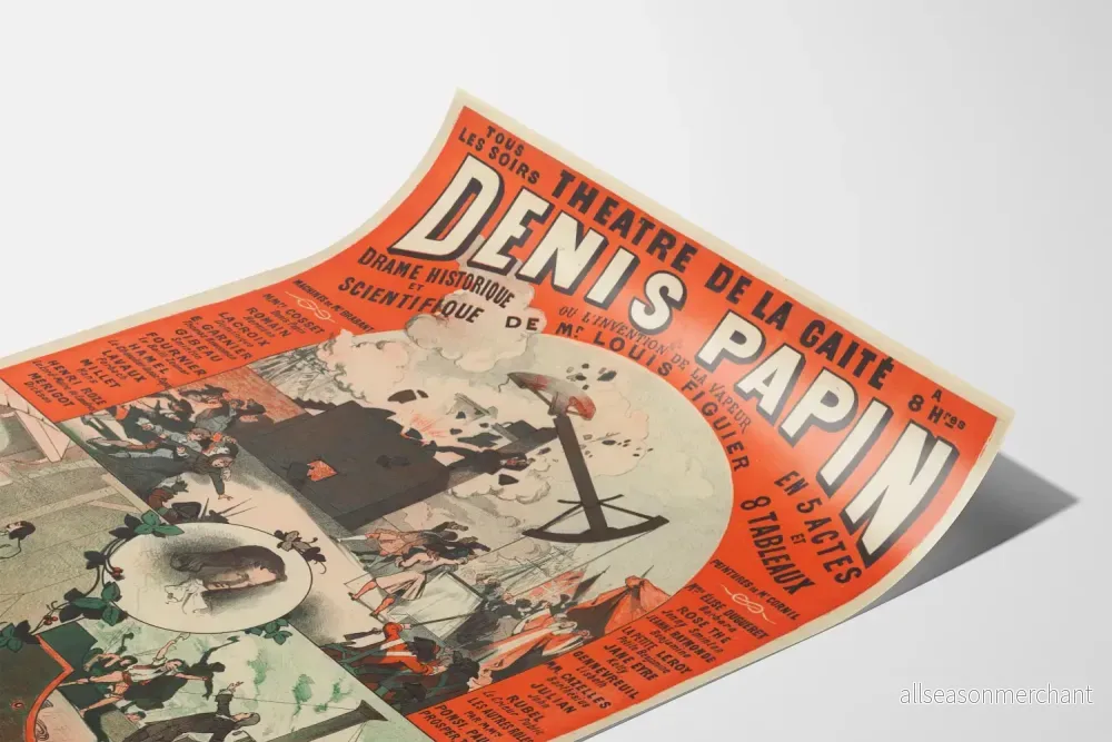 Teateraffisch Denis Papin - Historisk och vetenskaplig drama - Bild 3