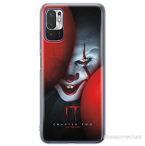 ERT GROUP mobiltelefonfodral för Xiaomi REDMI NOTE 10 5G / POCO M3 PRO originalt och officiellt licensierat Horror mönster It 019 anpassad till formen på mobiltelefonen, fodral tillverkad av TPU plast 5905131997555