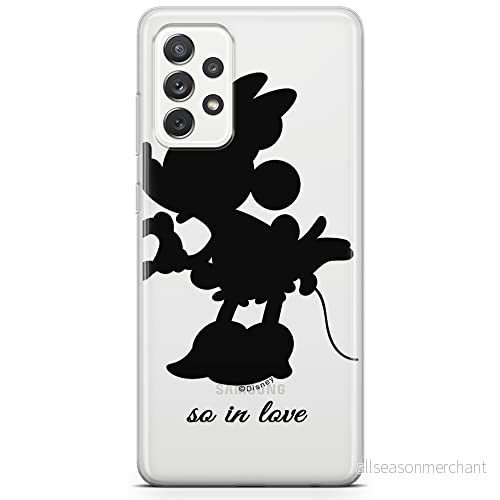 ERT GROUP mobiltelefonfodral för Samsung A73 5G originalt och officiellt licensierat Disney mönster Minnie 002 optimalt anpassad till formen på mobiltelefonen, gedeeltelijk transparant 5904805520938